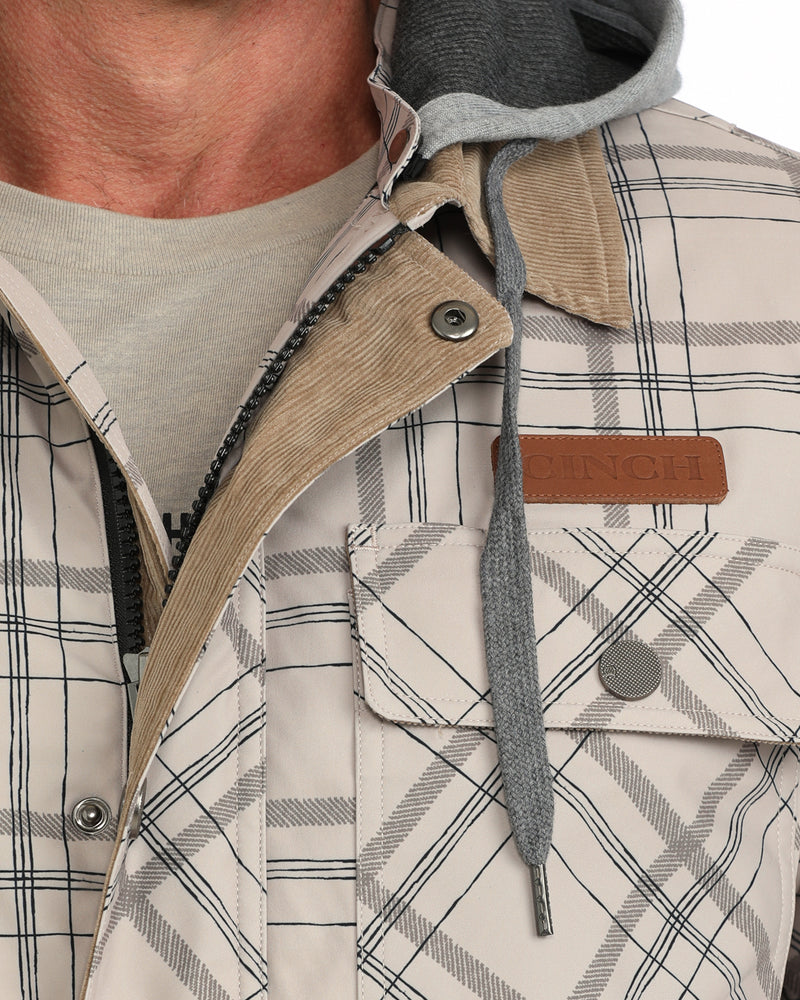 Load image into Gallery viewer, Cinch Men's Canvas Lined Barn Coat - Stone

