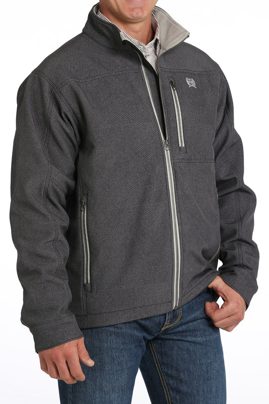 Cinch Men's Concealed Carry Printed Bonded Jacket - Gray