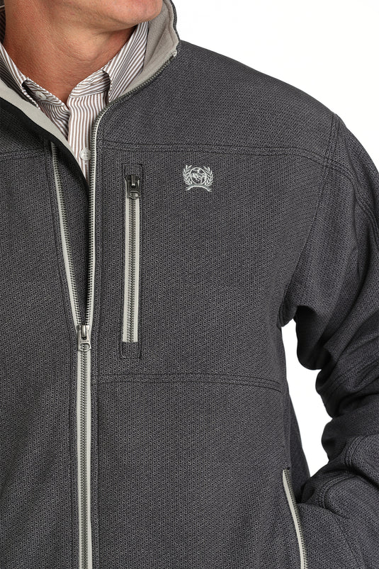 Cinch Men's Concealed Carry Printed Bonded Jacket - Gray