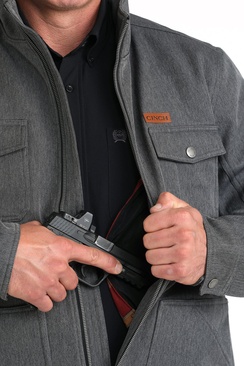 Load image into Gallery viewer, Cinch Men's Concealed Carry Bonded Jacket - Black
