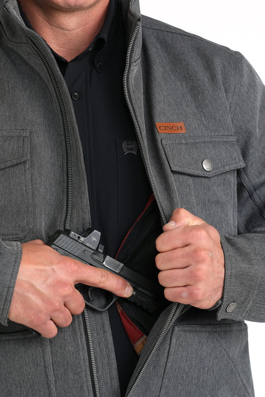 Cinch Men's Concealed Carry Bonded Jacket - Black