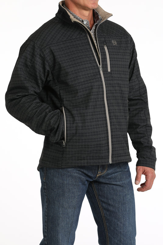 Cinch Men's Printed Bonded Jacket - Navy