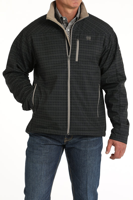 Cinch Men's Printed Bonded Jacket - Navy