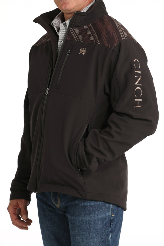 Cinch Men's Color Blocked Bonded Jacket - Brown