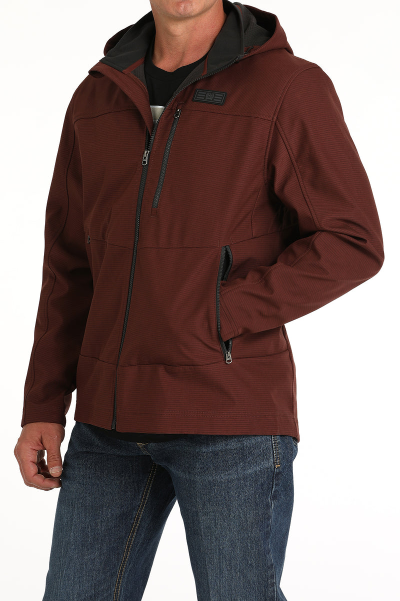 Load image into Gallery viewer, Cinch Men's Hooded Softshell Jacket - Red
