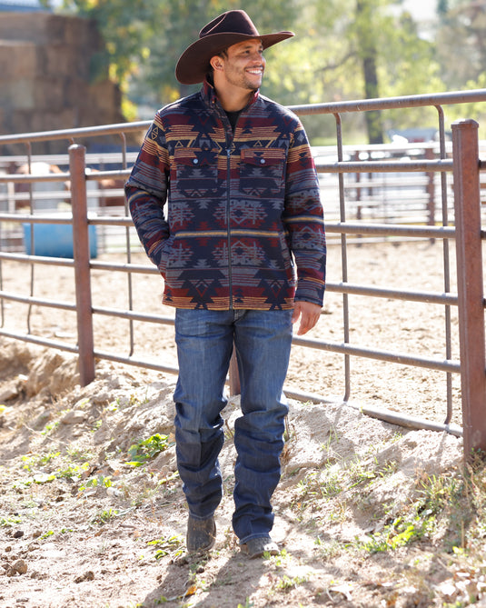Cinch Men's Sweater Knit Shirt Jacket - Charcoal