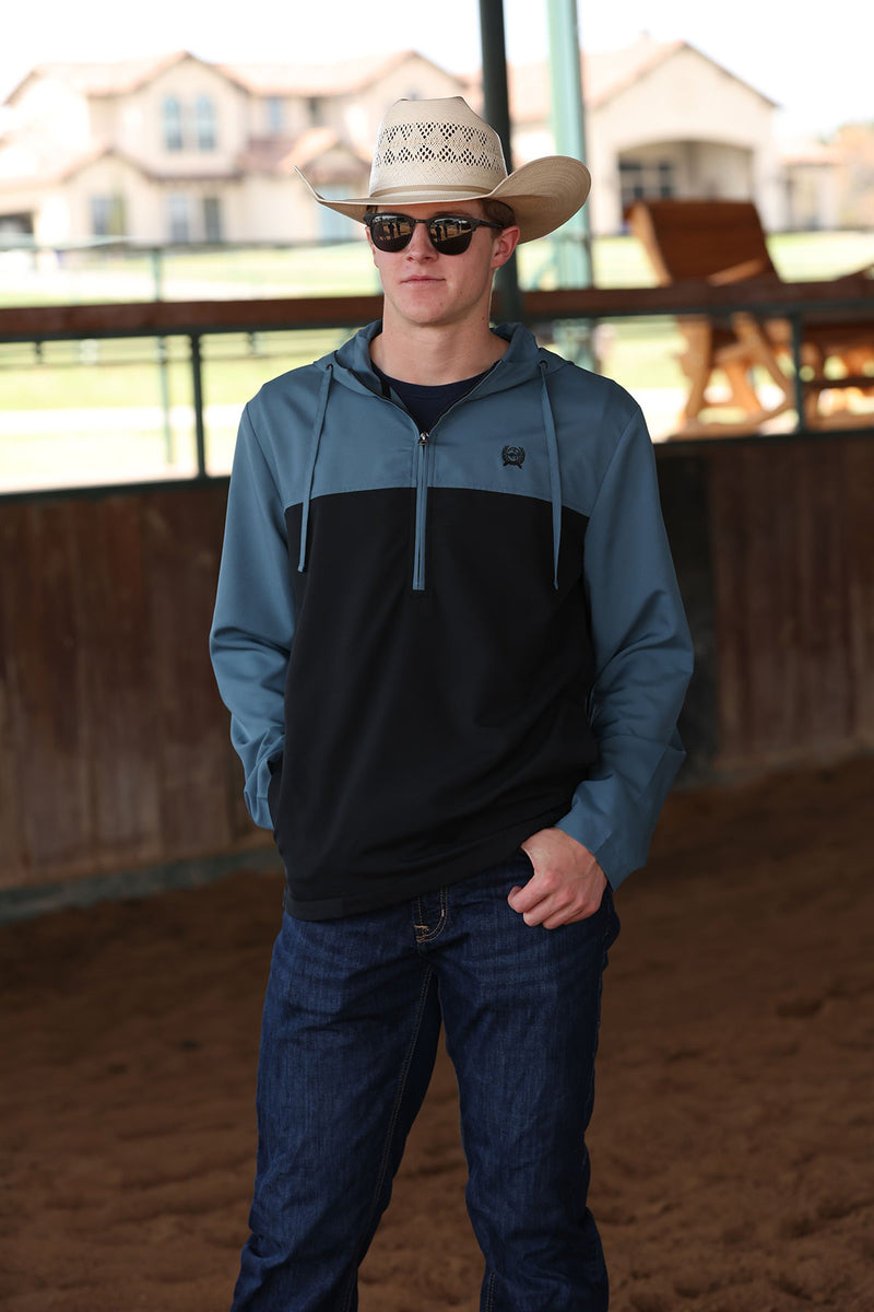 Load image into Gallery viewer, Cinch Men's 1/2 Zip Hooded Pullover - Multi

