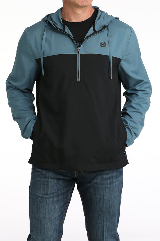 Cinch Men's 1/2 Zip Hooded Pullover - Multi