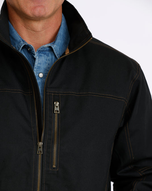 Cinch Men's Concealed Carry Canvas Jacket - Black