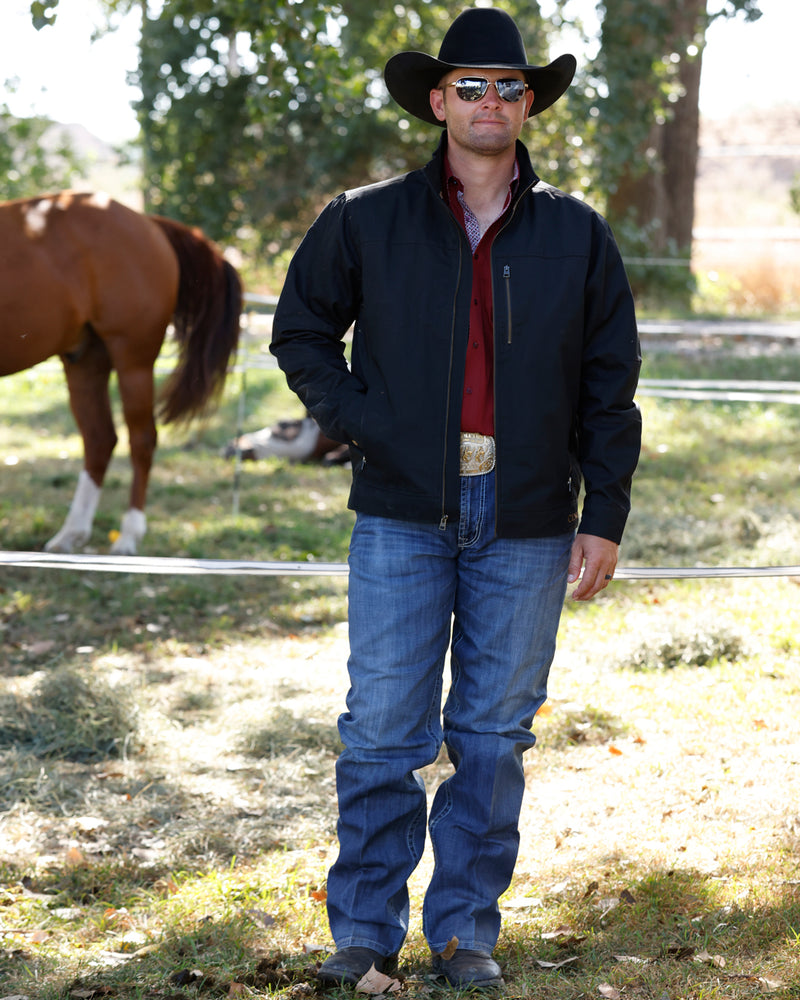 Load image into Gallery viewer, Cinch Men's Concealed Carry Canvas Jacket - Black
