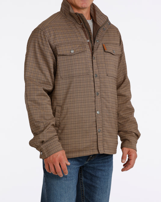 Cinch Men's Concealed Carry Shirt Jacket - Brown