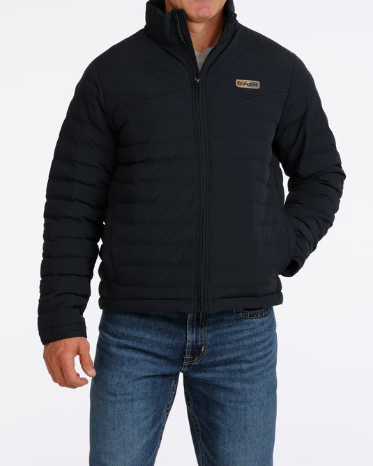 Cinch Mens Quilted Jacket - Black