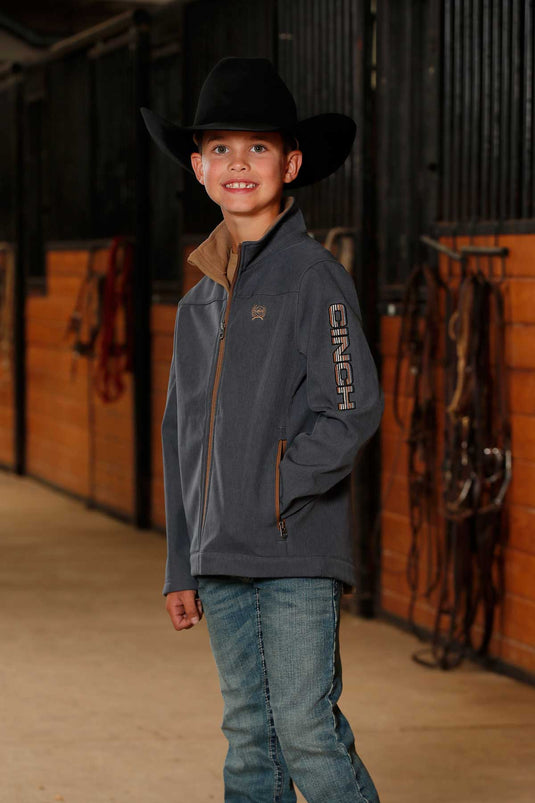 Cinch Boy's Bonded Jacket - Blue