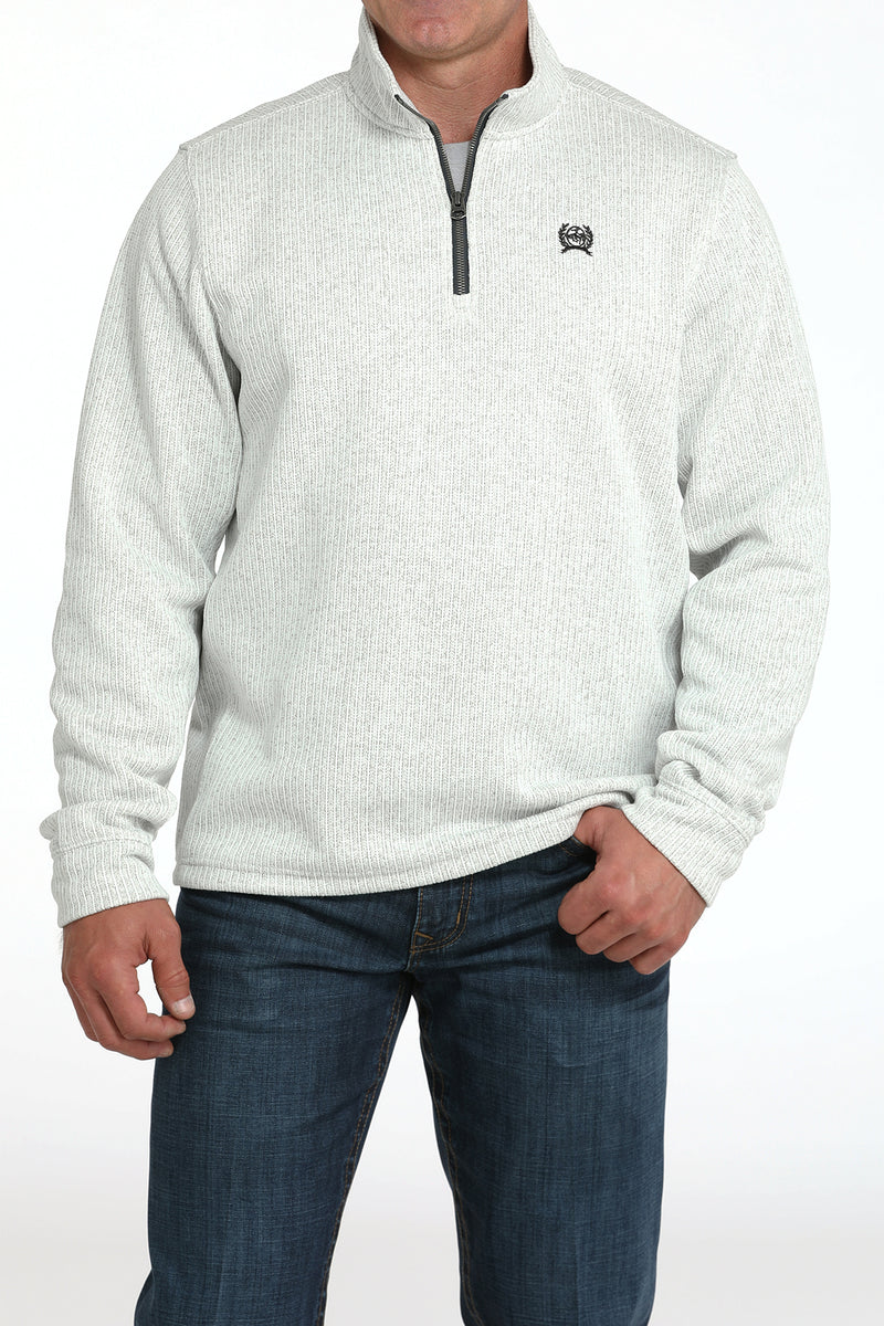 Load image into Gallery viewer, Cinch Mens 1/4 Zip Sweater Knit Pullover - Gray
