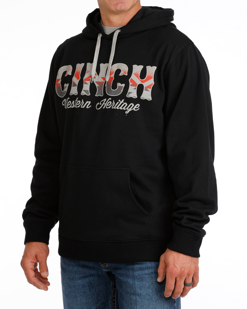 Load image into Gallery viewer, Cinch Mens Pullover Hoodie - Black
