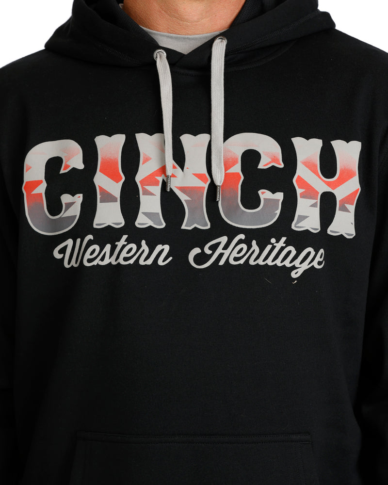 Load image into Gallery viewer, Cinch Mens Pullover Hoodie - Black
