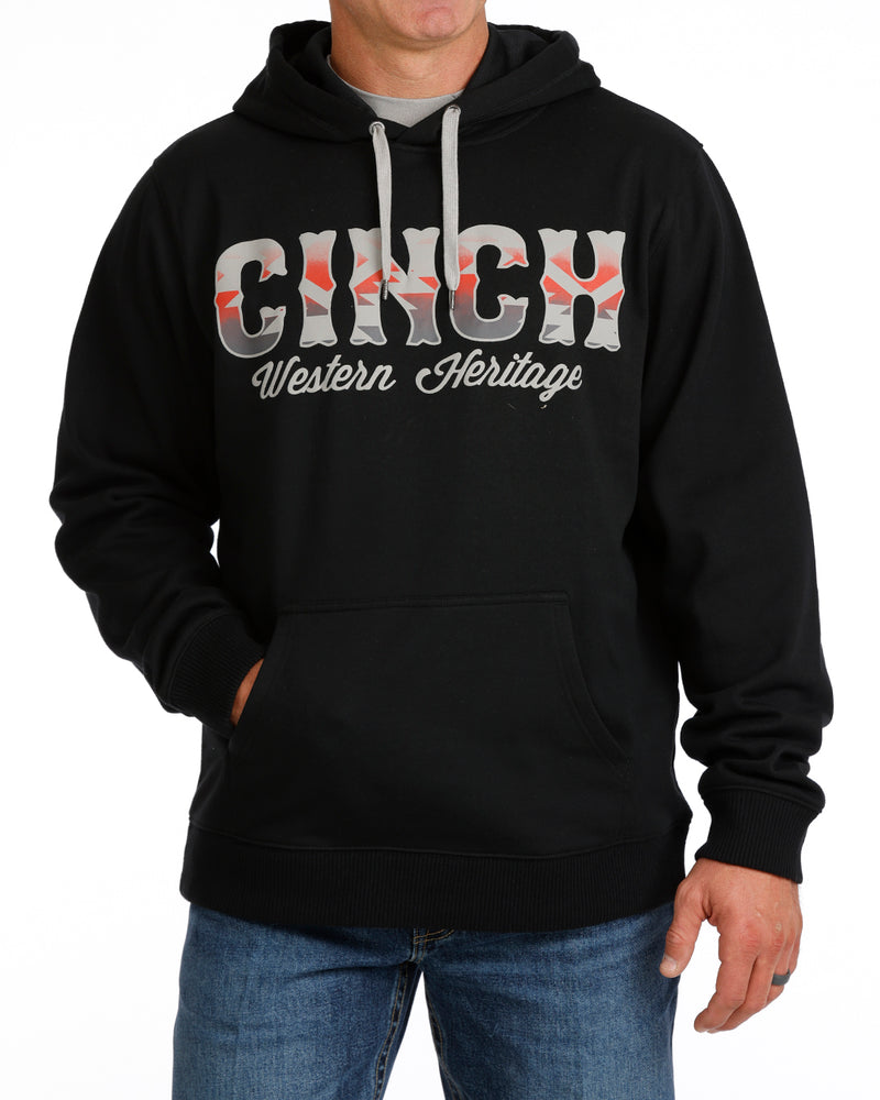 Load image into Gallery viewer, Cinch Mens Pullover Hoodie - Black
