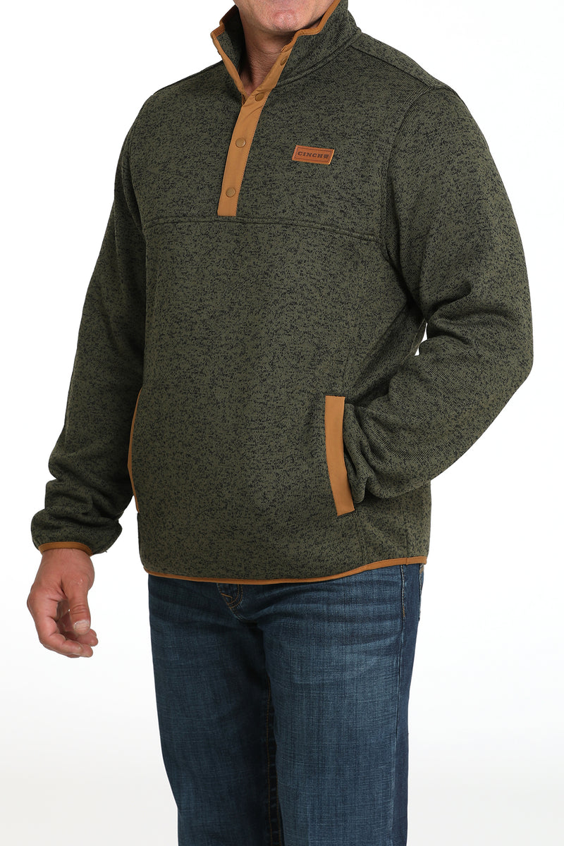 Load image into Gallery viewer, Cinch Mens Sweater Knit Pullover - Olive
