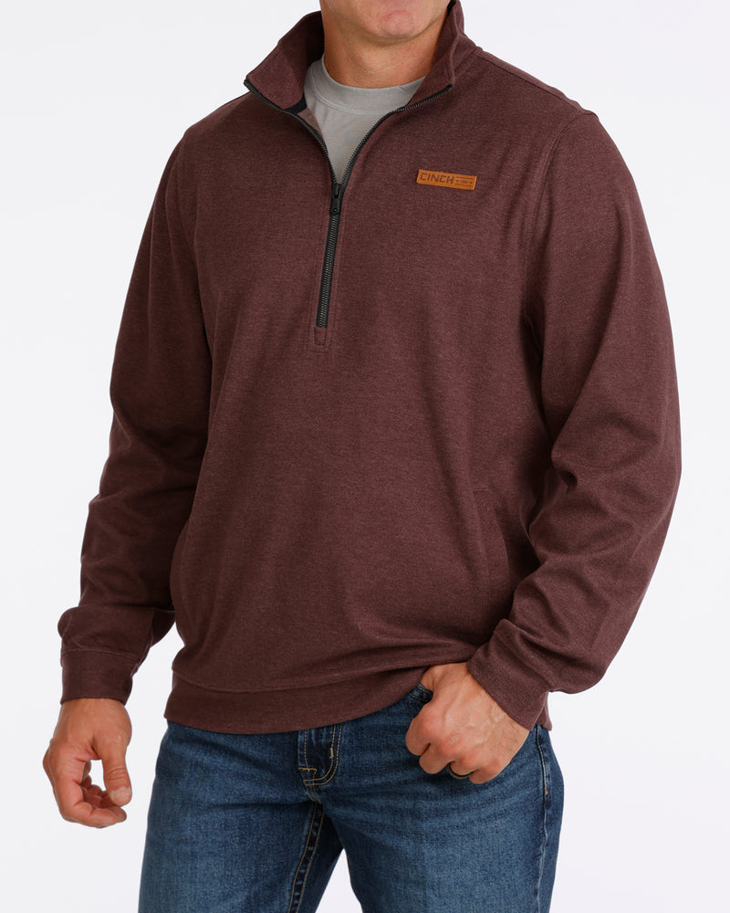 Load image into Gallery viewer, Cinch Mens 1/2 Zip Twill Pullover - Purple
