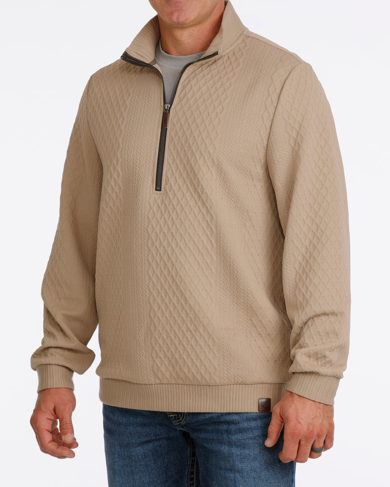 Load image into Gallery viewer, Cinch Mens 1/2 Zip Pullover - Stone

