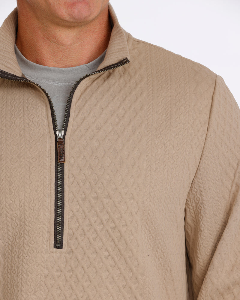 Load image into Gallery viewer, Cinch Mens 1/2 Zip Pullover - Stone

