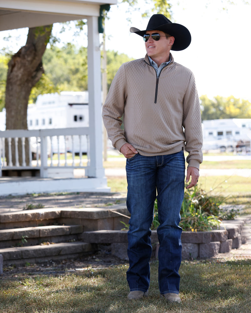 Load image into Gallery viewer, Cinch Mens 1/2 Zip Pullover - Stone
