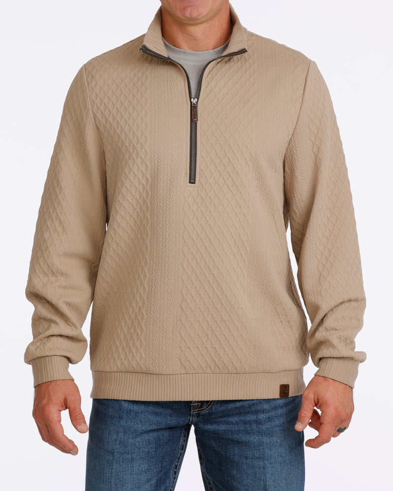 Load image into Gallery viewer, Cinch Mens 1/2 Zip Pullover - Stone
