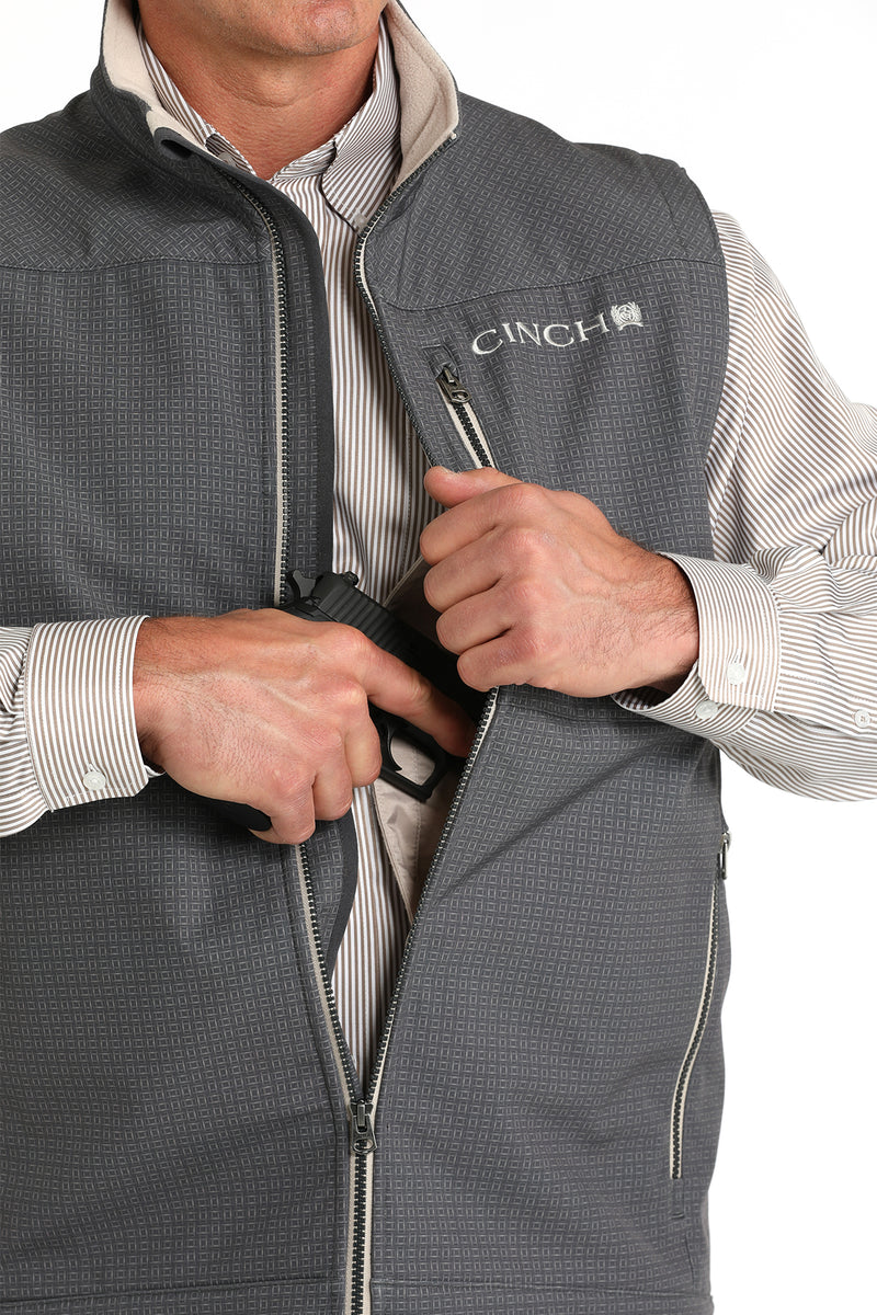 Load image into Gallery viewer, Cinch Men's Concealed Carry Bonded Vest - Gray
