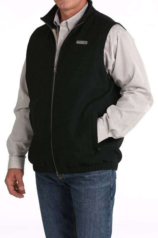 Cinch Men's Concealed Carry Wooly Blanket Lined Vest - Black