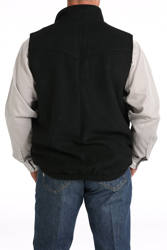 Cinch Men's Concealed Carry Wooly Blanket Lined Vest - Black