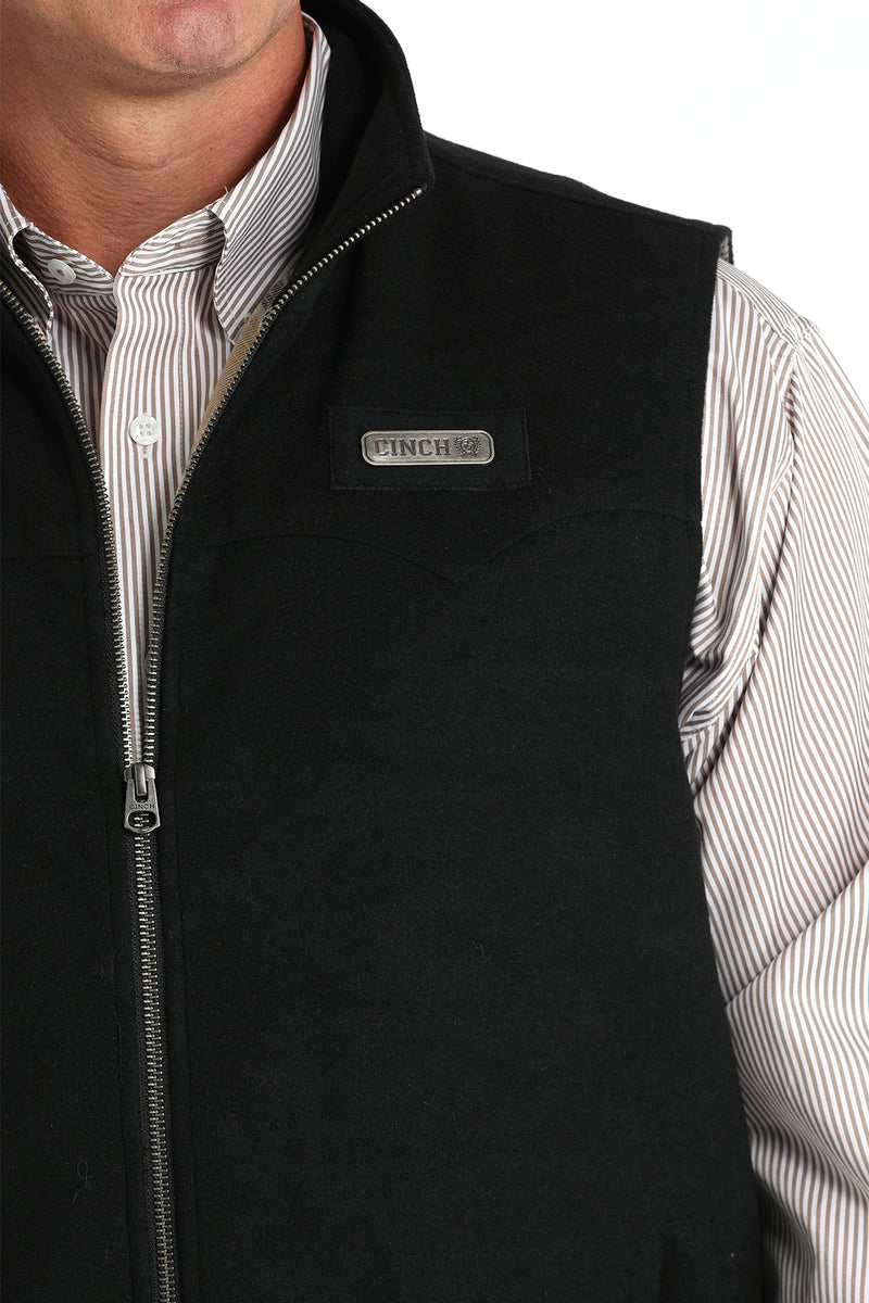 Load image into Gallery viewer, Cinch Men's Concealed Carry Wooly Blanket Lined Vest - Black
