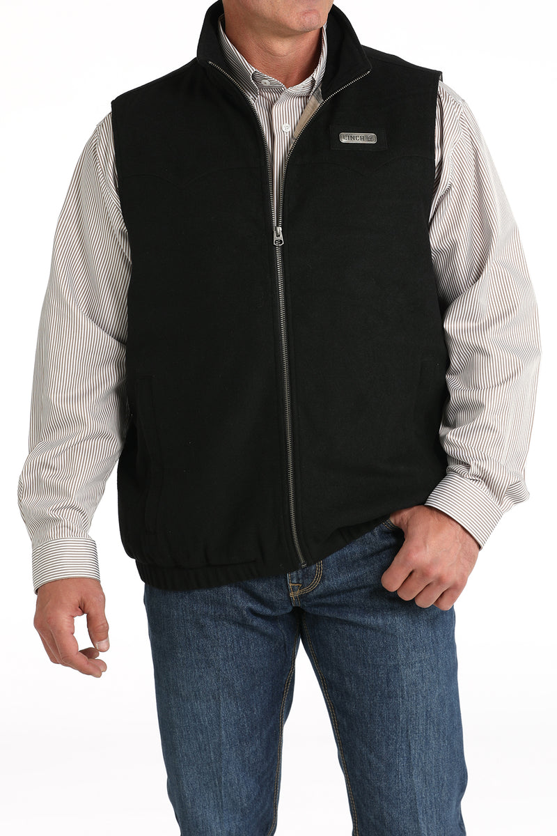 Load image into Gallery viewer, Cinch Men's Concealed Carry Wooly Blanket Lined Vest - Black
