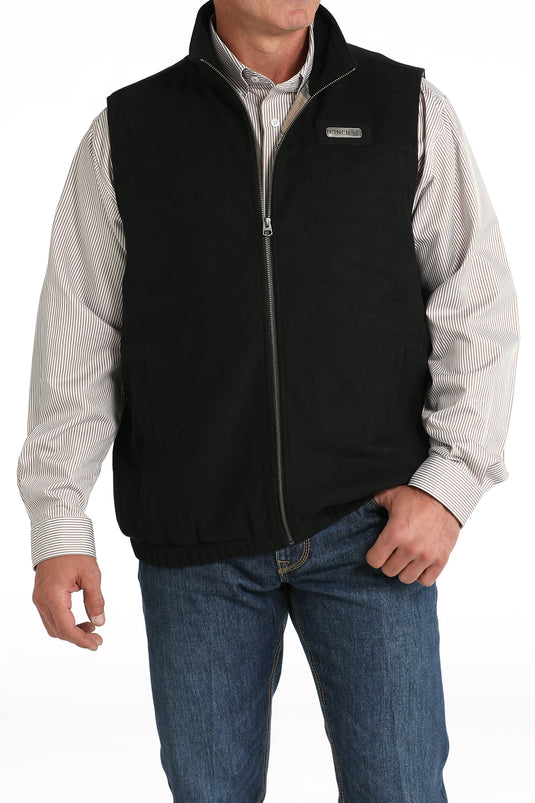 Cinch Men's Concealed Carry Wooly Blanket Lined Vest - Black