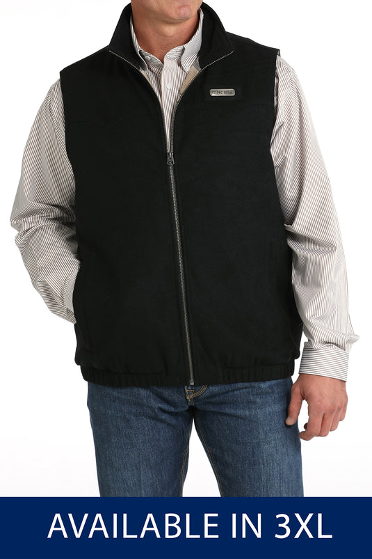 Cinch Men's Concealed Carry Wooly Blanket Lined Vest - Black