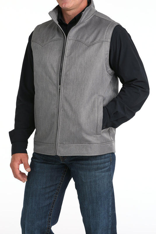 Cinch Men's Concealed Carry Bonded Vest - Gray