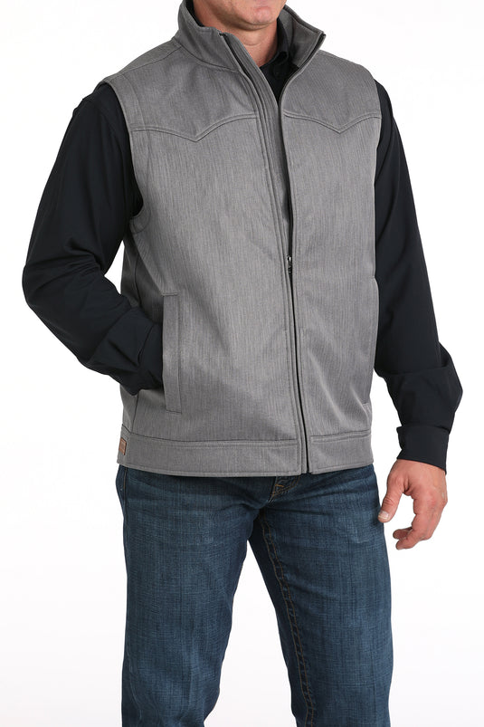Cinch Men's Concealed Carry Bonded Vest - Gray