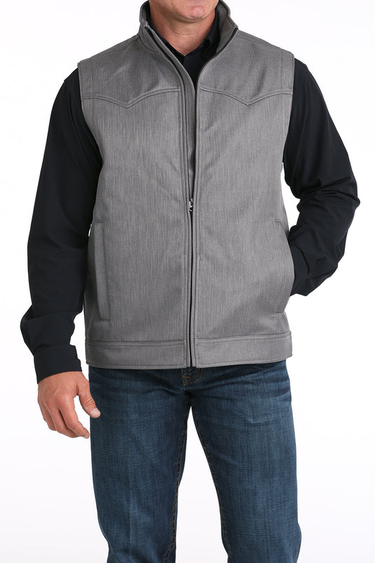 Cinch Men's Concealed Carry Bonded Vest - Gray