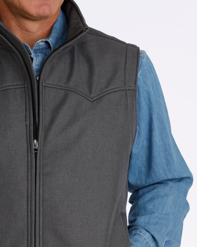 Load image into Gallery viewer, Cinch Men's Concealed Carry Bonded Vest - Charcoal
