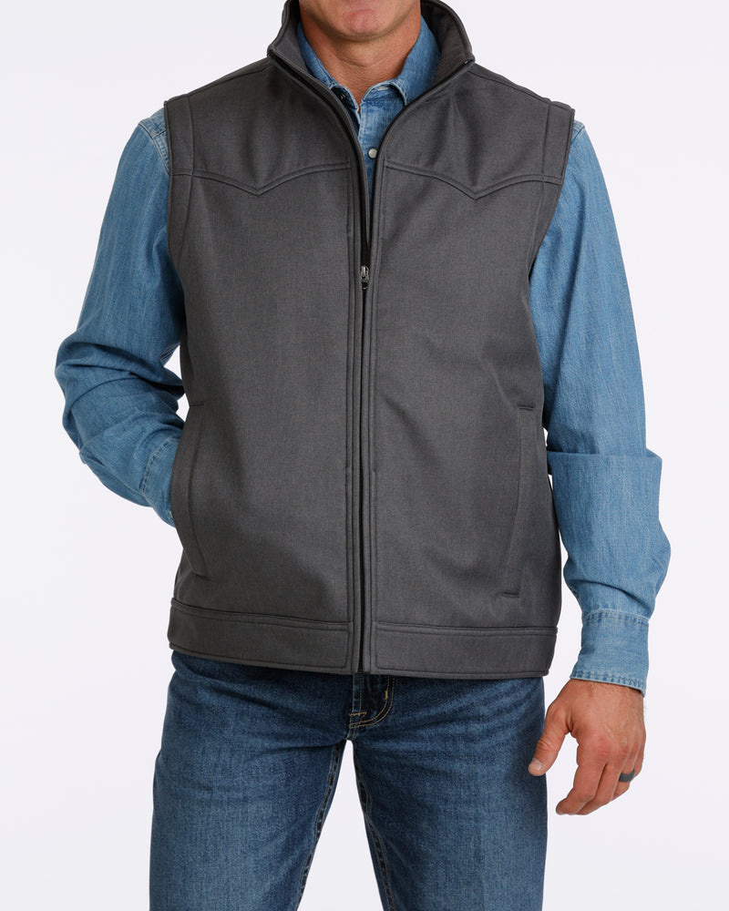 Load image into Gallery viewer, Cinch Men's Concealed Carry Bonded Vest - Charcoal
