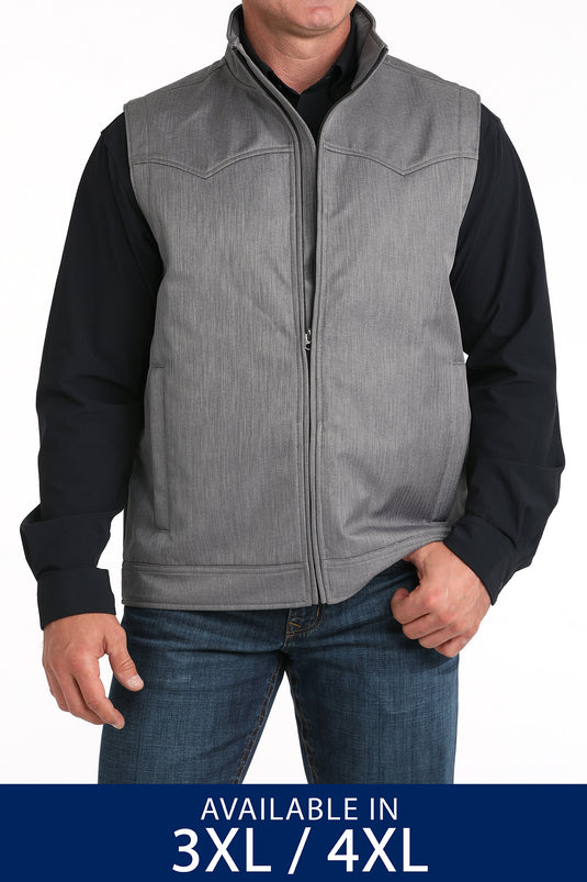 Cinch Men's Concealed Carry Bonded Vest - Gray