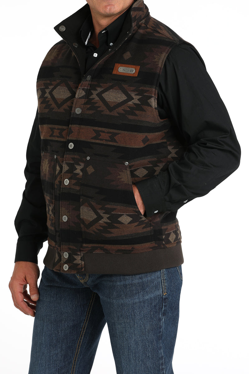 Load image into Gallery viewer, Cinch Men's Reversible Polyfill Quilted Vest - Brown/Black
