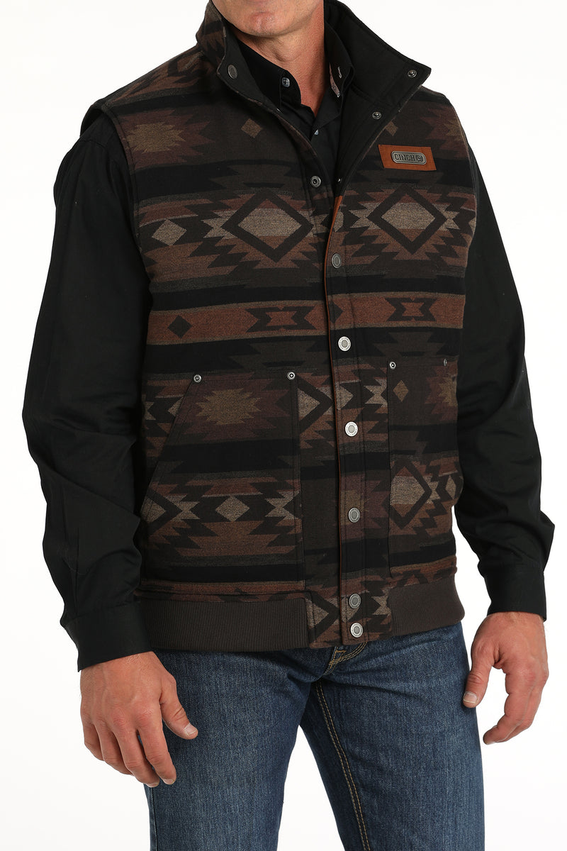 Load image into Gallery viewer, Cinch Men's Reversible Polyfill Quilted Vest - Brown/Black
