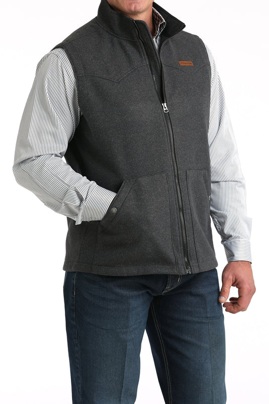 Cinch Men's Vest - Charcoal