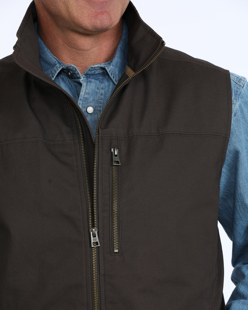 Load image into Gallery viewer, Cinch Men's Concealed Carry Canvas Vest - Brown

