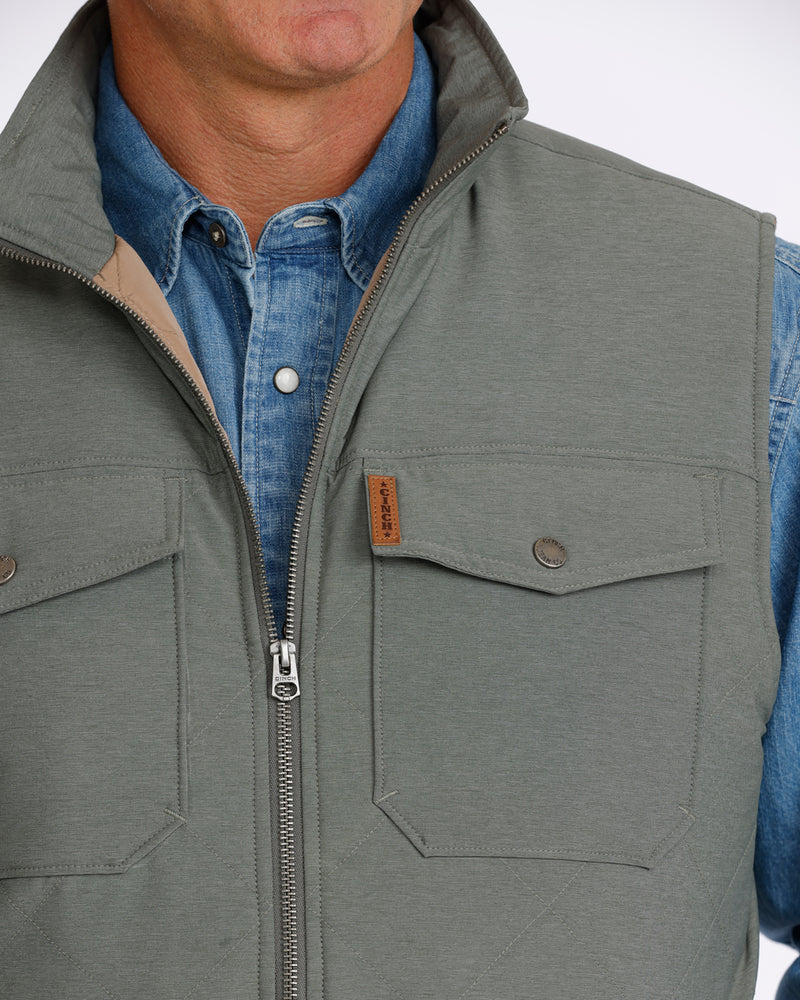Load image into Gallery viewer, Cinch Men's Concealed Carry Quilted Vest - Green
