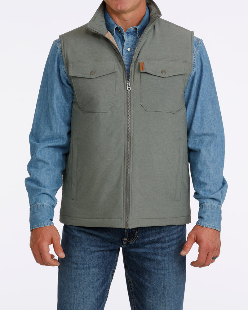 Load image into Gallery viewer, Cinch Men's Concealed Carry Quilted Vest - Green
