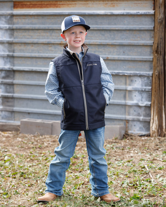 Cinch Boy's Bonded Vest - Navy