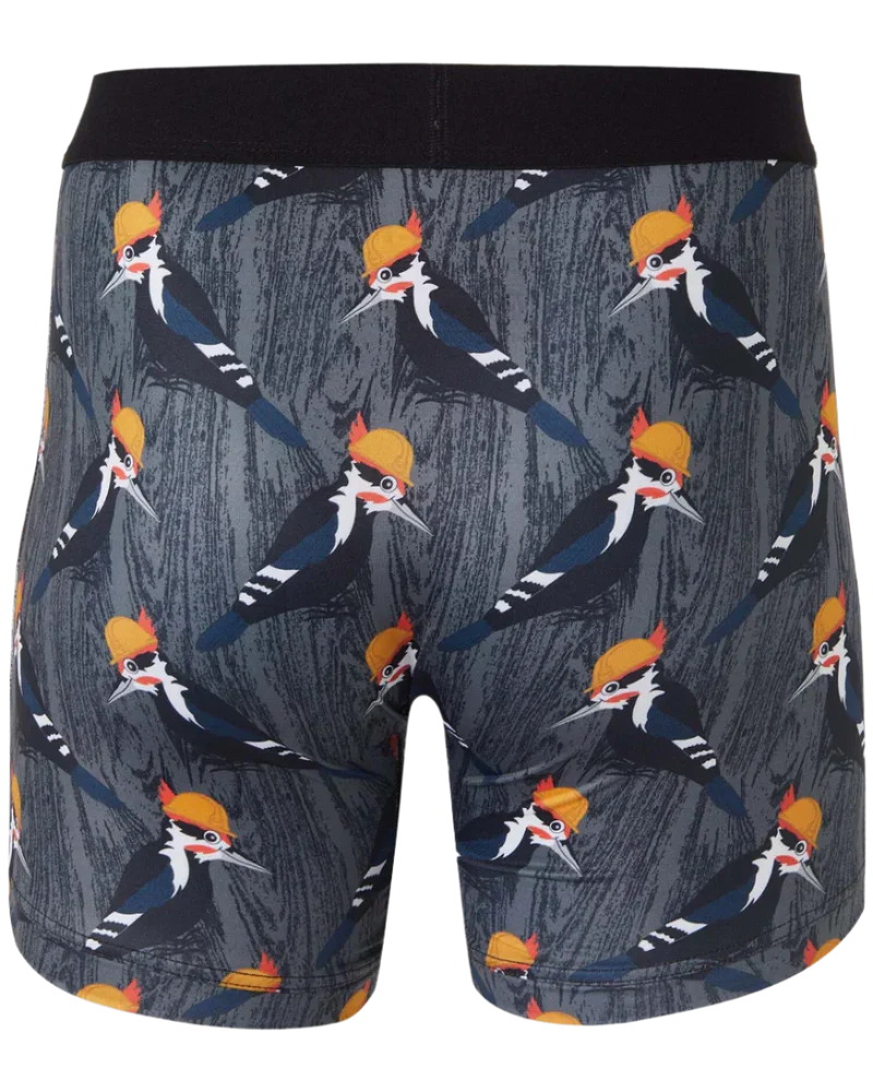 Load image into Gallery viewer, Cinch Mens ARENAFLEX 6" Boxer Brief - Woodpecker
