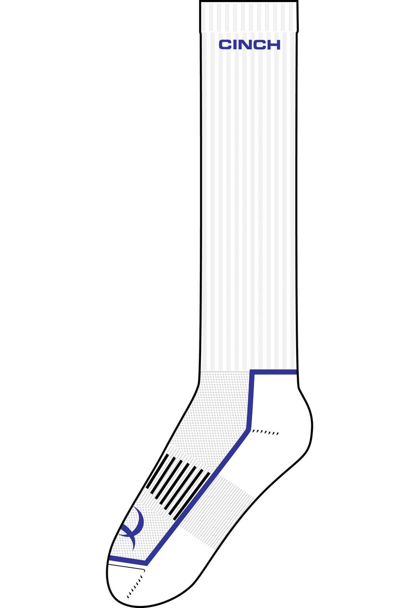Load image into Gallery viewer, Cinch Boot Socks - White
