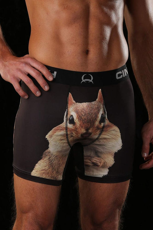 Cinch Mens ARENAFLEX 6" Boxer Brief - Squirrel